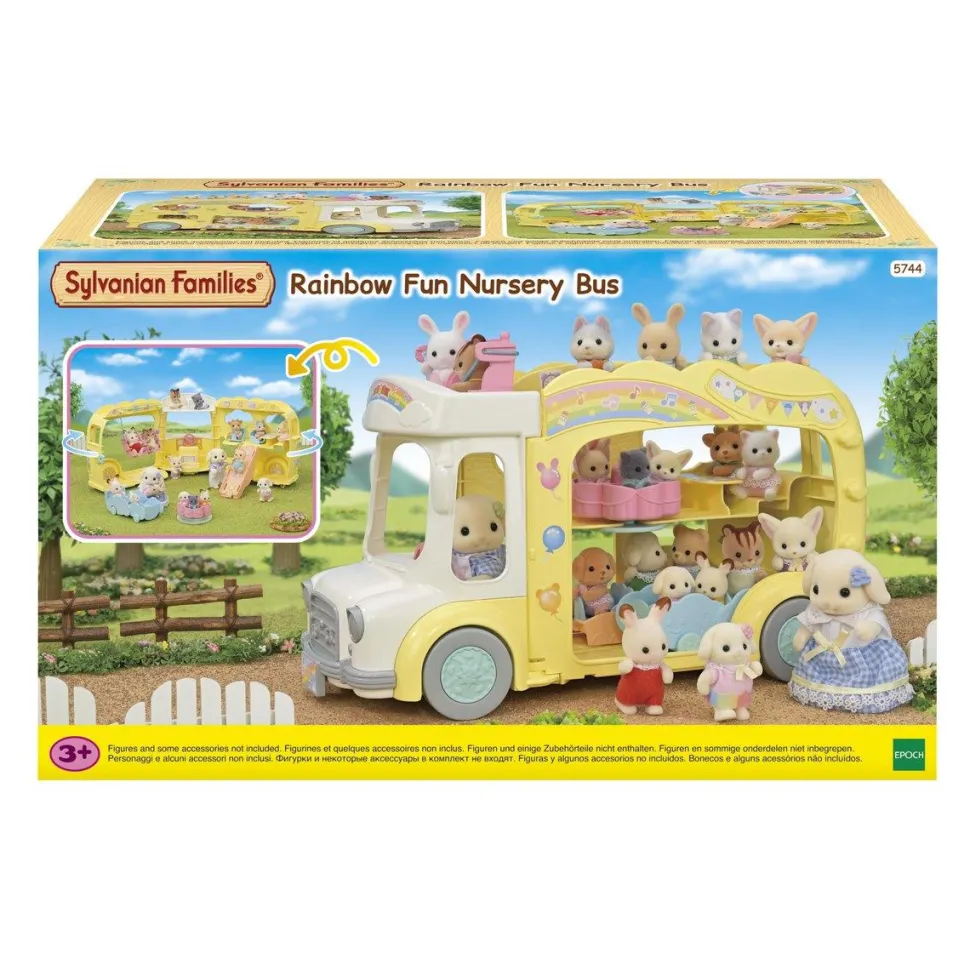 Le bus et sa cour de récréation Sylvanian Families 5744
