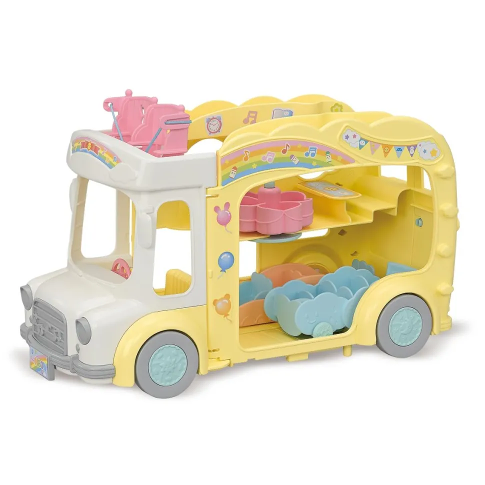 Le bus et sa cour de récréation Sylvanian Families 5744