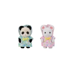 Le duo des bébés en habits de pluie Sylvanian Families 5748