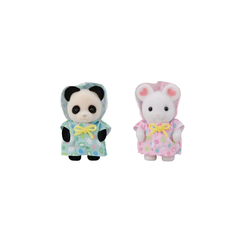 Le duo des bébés en habits de pluie Sylvanian Families 5748