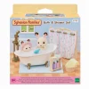Le set baignoire et douche Sylvanian Families 5739
