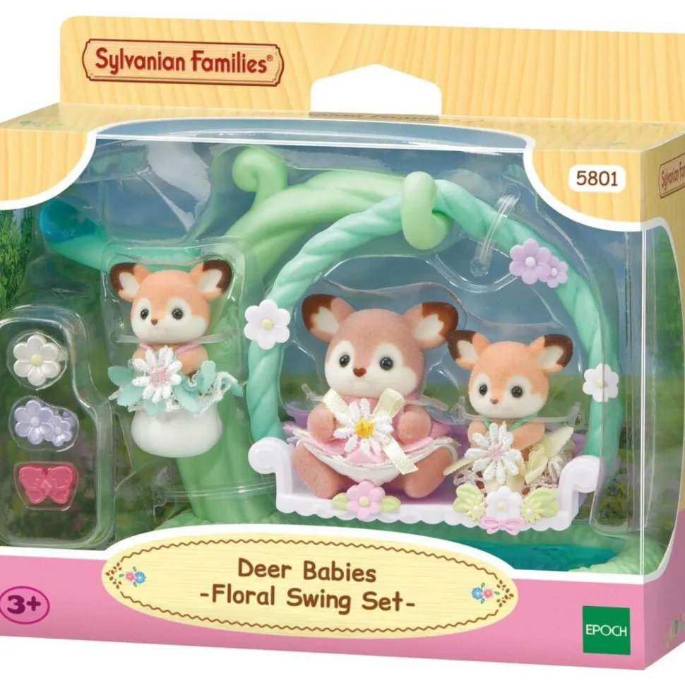 Les bébés biche et balancelle Sylvanian families 5801