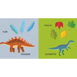 Les dinosaures - Livre + Puzzle 40 pièces