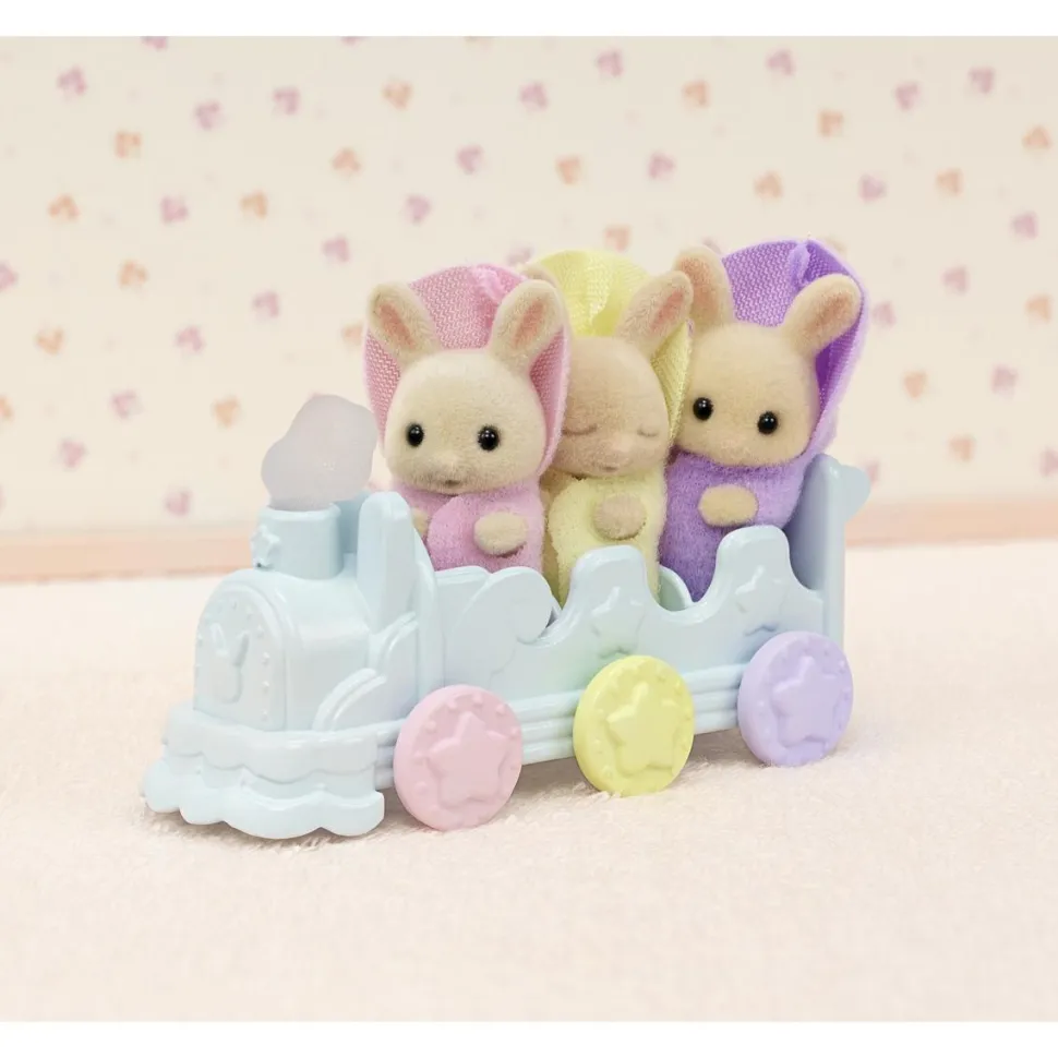 Les triplés lapin crème et accessoires - Sylvanian Families 5707