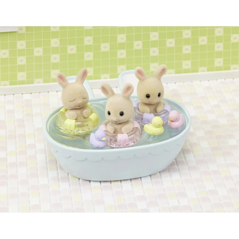 Les triplés lapin crème et accessoires - Sylvanian Families 5707