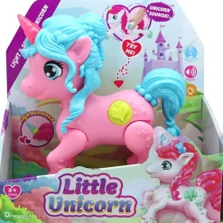 Licorne sonore et lumineuse 17cm