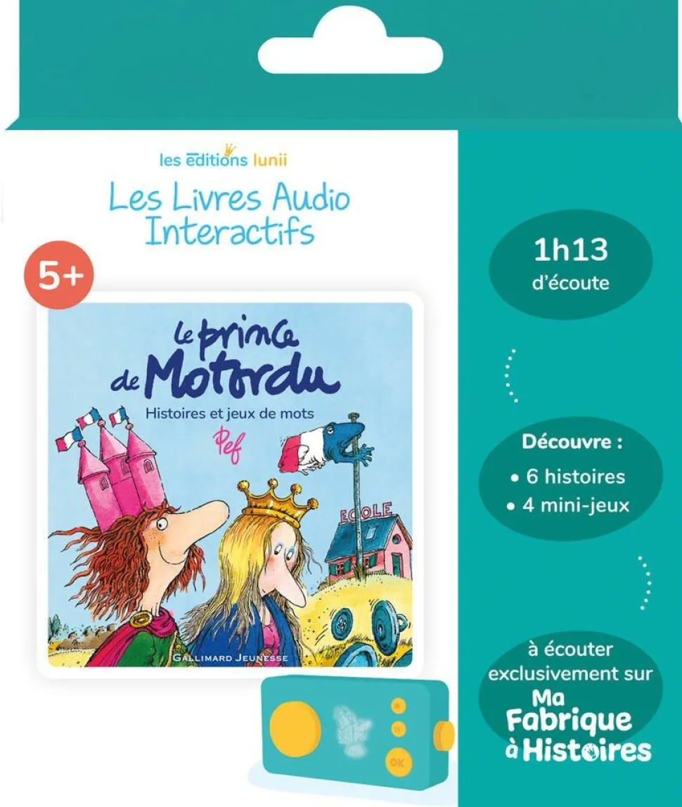 Livre Audio Histoires Et Jeux De Mots - Le Prince De Motordu