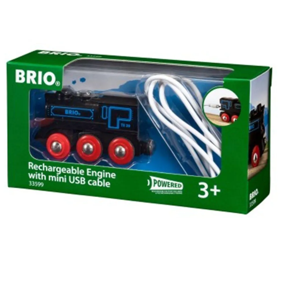 Locomotive rechargeable avec mini câble USB