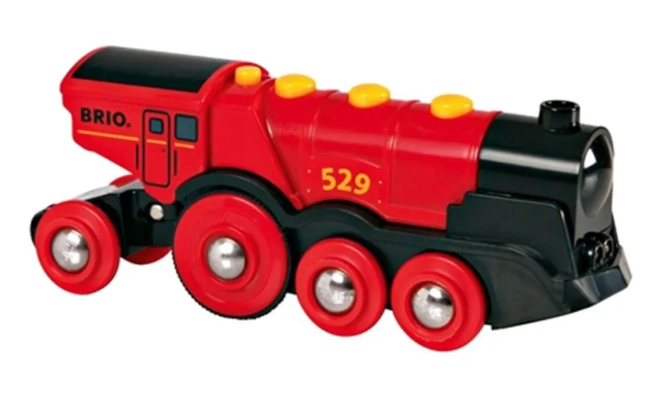 Locomotive rouge à pile