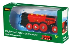 Locomotive rouge à pile