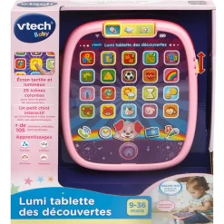 Lumi tablette des découvertes rose