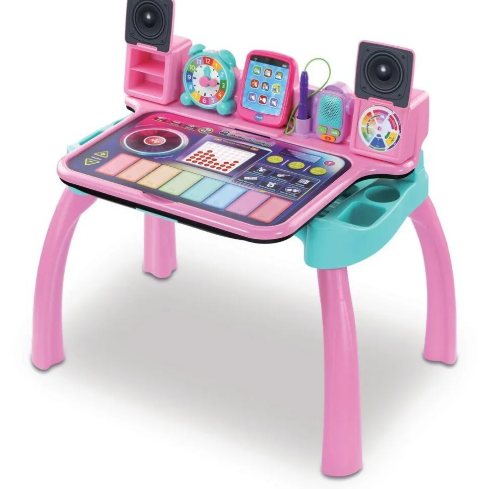 Magi bureau interactif et musical 6 en 1 rose