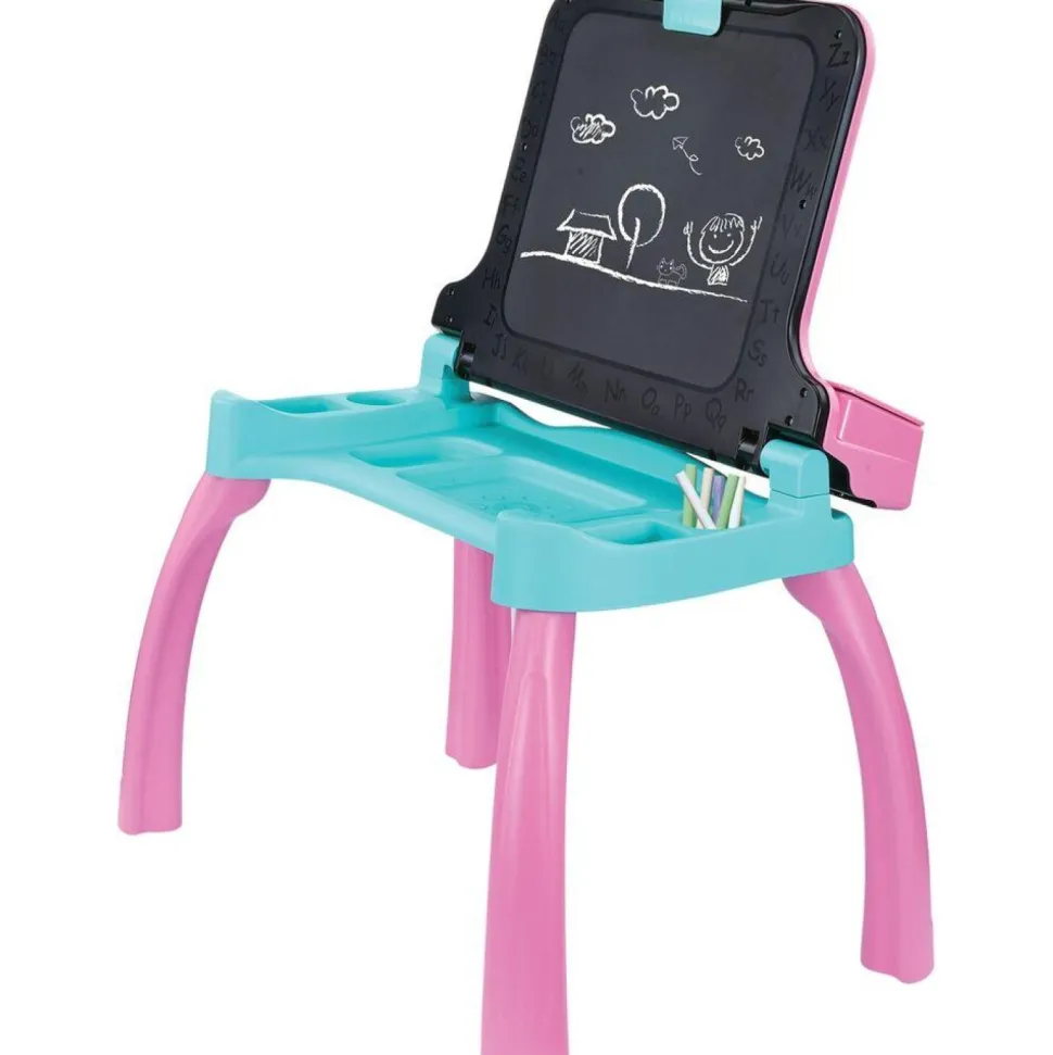 Magi bureau interactif et musical 6 en 1 rose