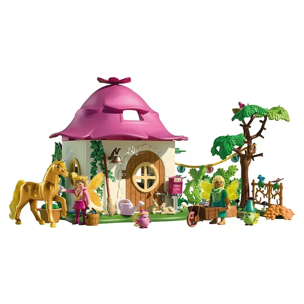 Maison de fée avec licorne dorée Playmobil Magic Unicorn 71838