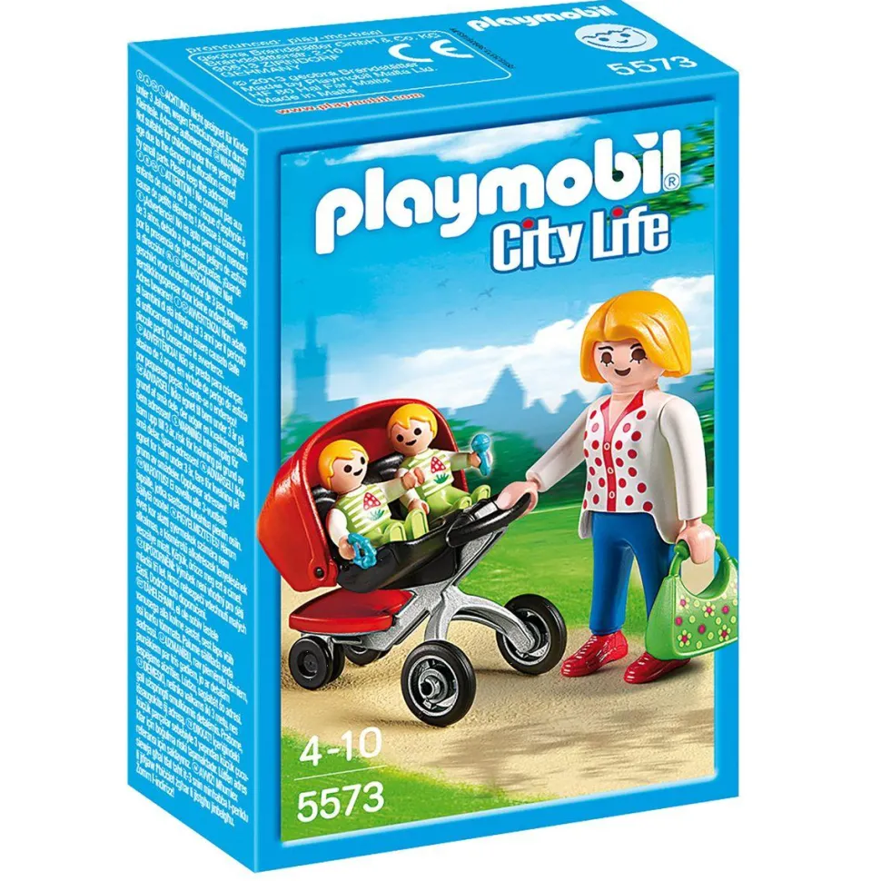 Maman avec jumeaux et landau Playmobil City Life - 5573