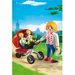 Maman avec jumeaux et landau Playmobil City Life - 5573