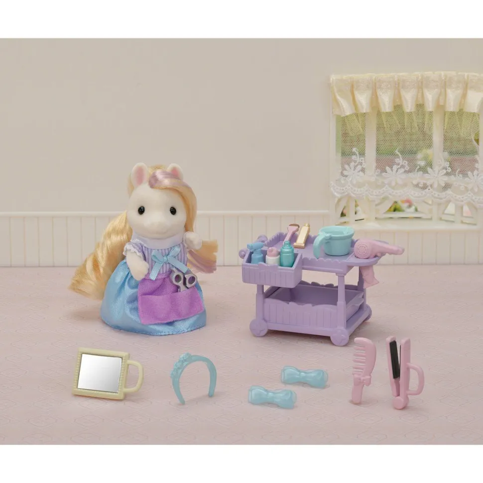Maman Poney et son kit de Coiffure Sylvanian Families 5644