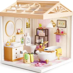 Maquette DIY maison miniature à construire Salle de bains