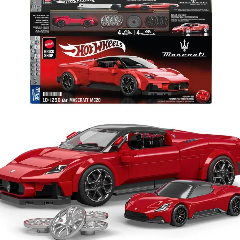 Maserati Hot Wheels à construire Mattel Brick Shop