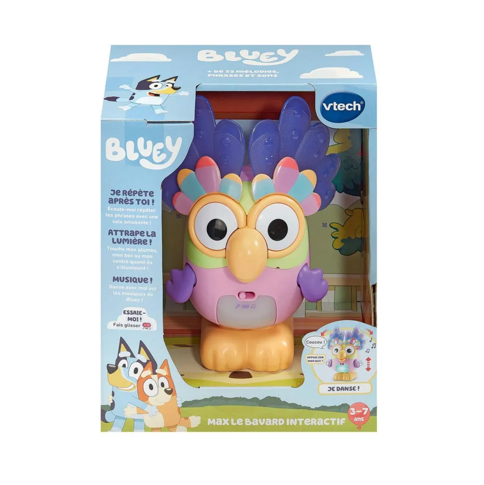 Max le bavard intéractif - le jouet préféré de Bluey