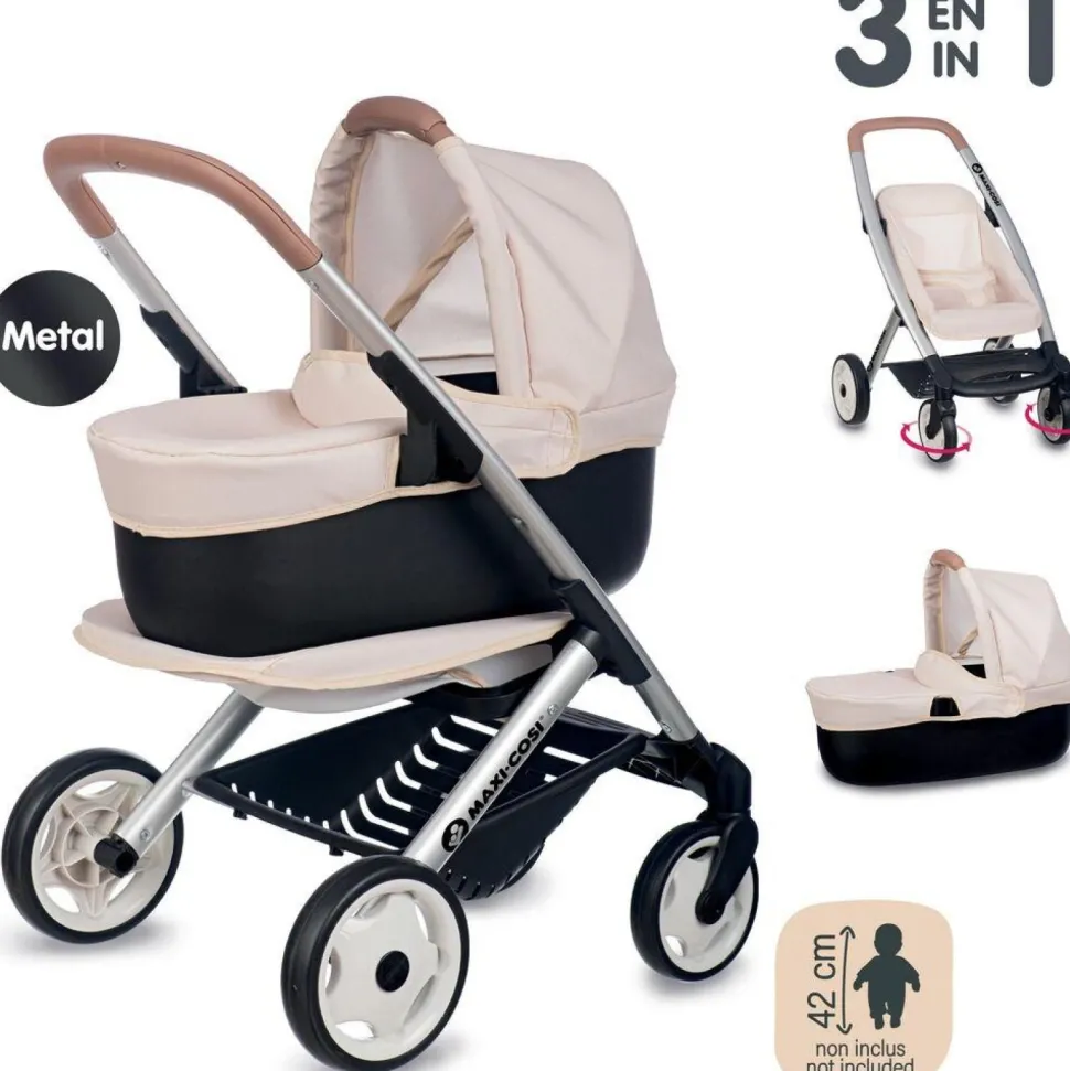 Maxi cosi poussette landau 3 en 1 beige
