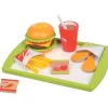 Menu enfant Fast Food en bois