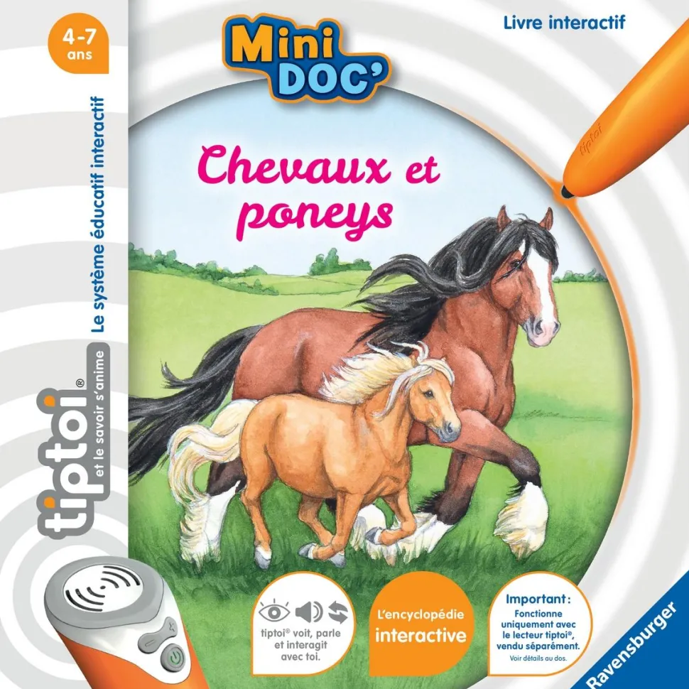 Mini doc Tiptoi chevaux et poneys
