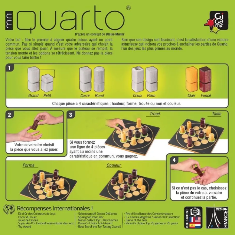 Mini Jeu Quarto De Gigamic