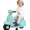 Mini vespa GTS électrique et lumineux - Vert d'eau