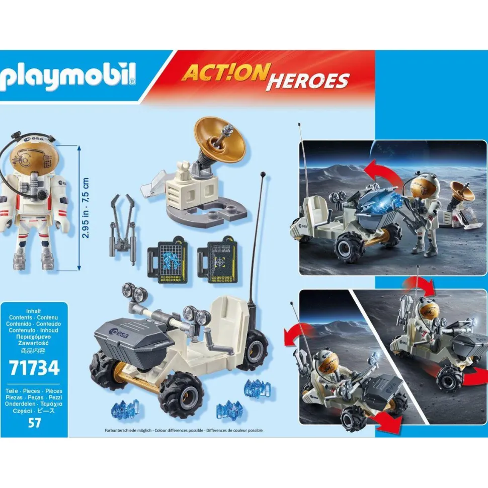 Mission d'analyse de roches et astronaute Starter Pack PLAYMOBIL ACTION HEROES 71734