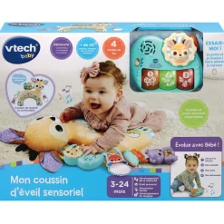 Mon coussin d'éveil sensoriel