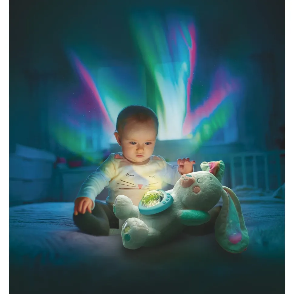 Mon lapin projecteur d'aurores boréales