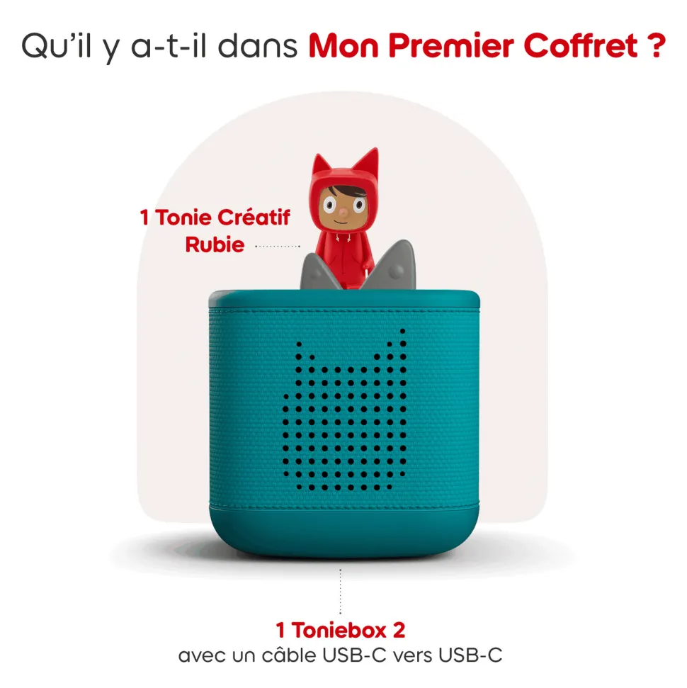 Mon premier coffret Toniebox 2 vert océan