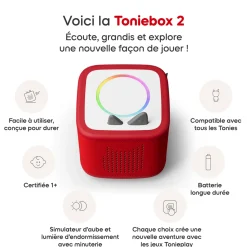 Mon premier coffret Toniebox 2 rouge coquelicot