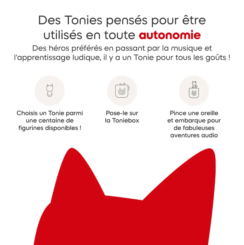 Mon premier coffret Toniebox 2 rouge coquelicot