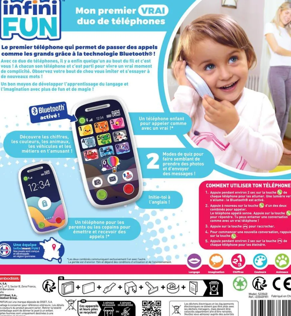Mon premier vrai duo de téléphones Infini Fun