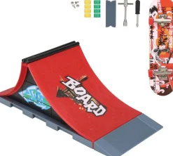 Mon super skateboard et son tremplin