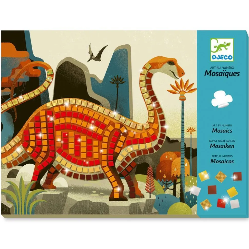 Mosaïques De Dinosaures Djeco