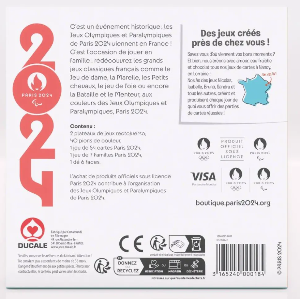 Multijeux Jo Paris 2024 - Jeu De Société