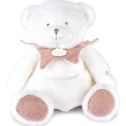 Ours pantin rose avec doudou - Collection doudou 25 ans