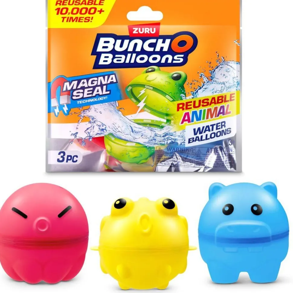 Pack de 3 bombes à eaux animaux - Bunch o balloons
