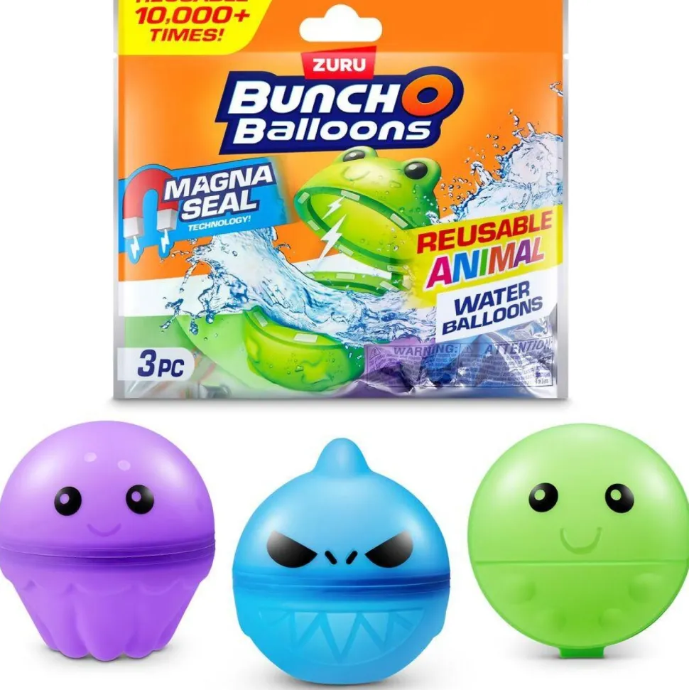 Pack de 3 bombes à eaux animaux - Bunch o balloons