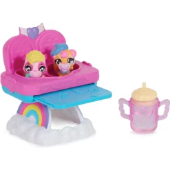 Pack de 2 Hatchimals alive et chaise haute
