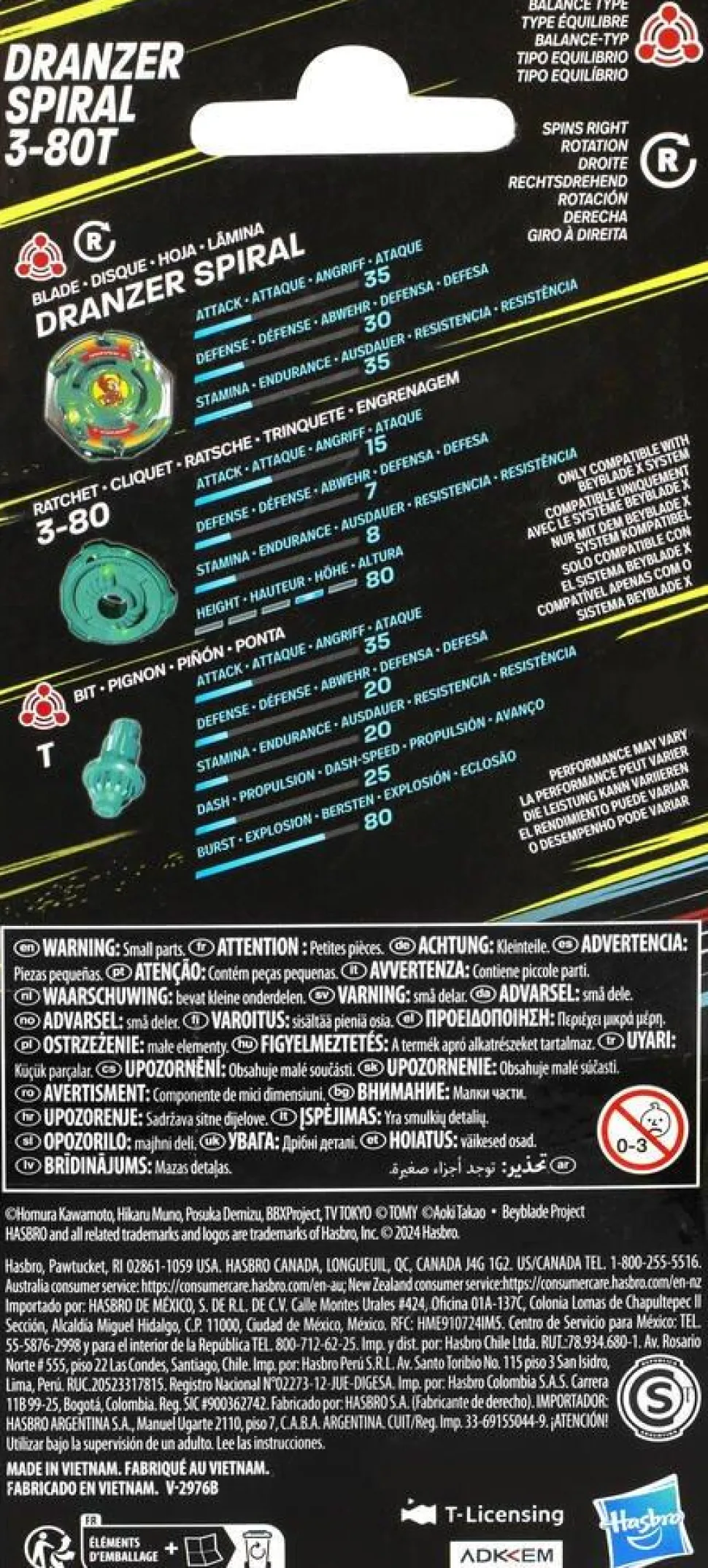 Pack De Démarrage Beyblade X Dranzer Spirale 3-80t Anniversaire