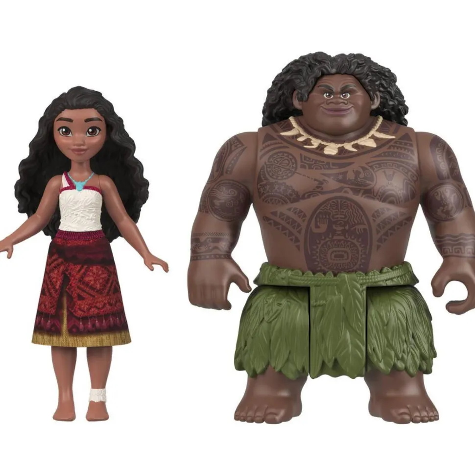 Pack figurines Vaiana et Maoui