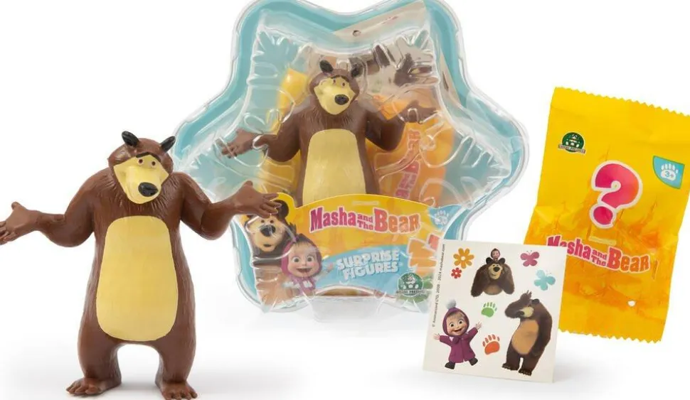 Pack flocon de Neige 2 figurines Masha et Michka