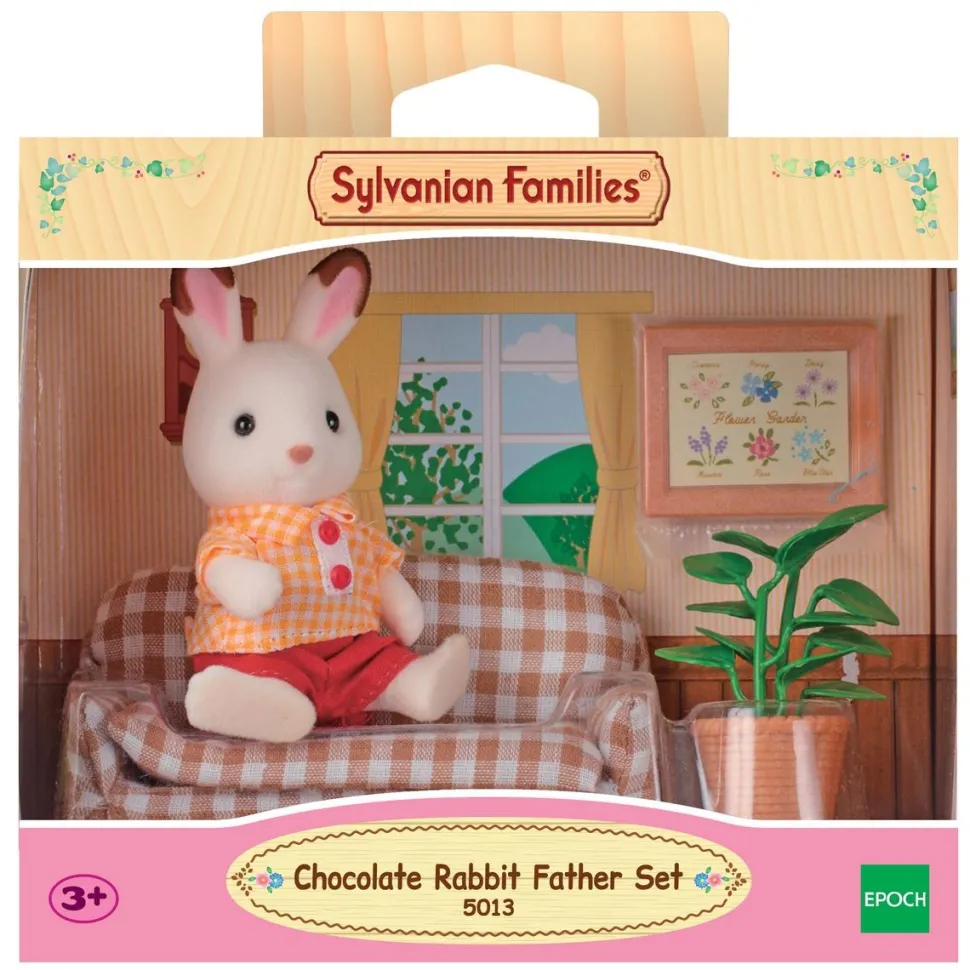 Papa Lapin chocolat et salon – Sylvanian Families 2201
