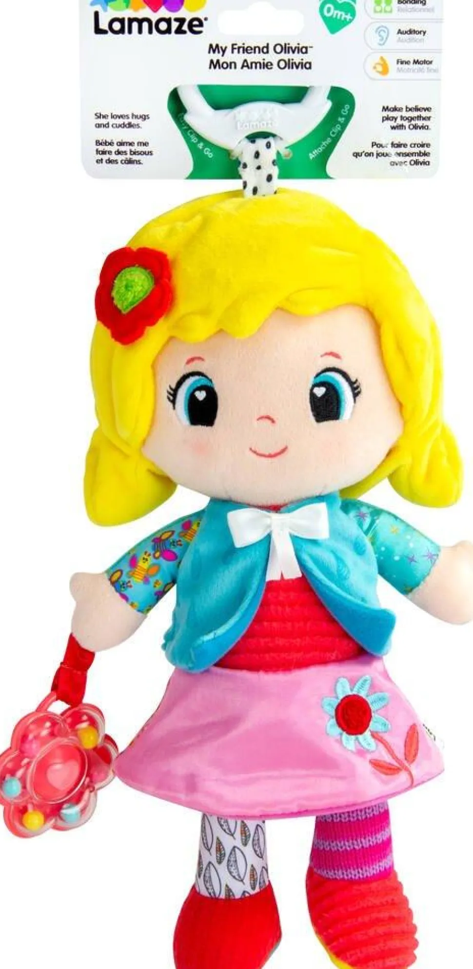 Peluche Clip - Olivia Mon Amie,