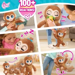 Peluche intéractive Peanut le singe - Furreal