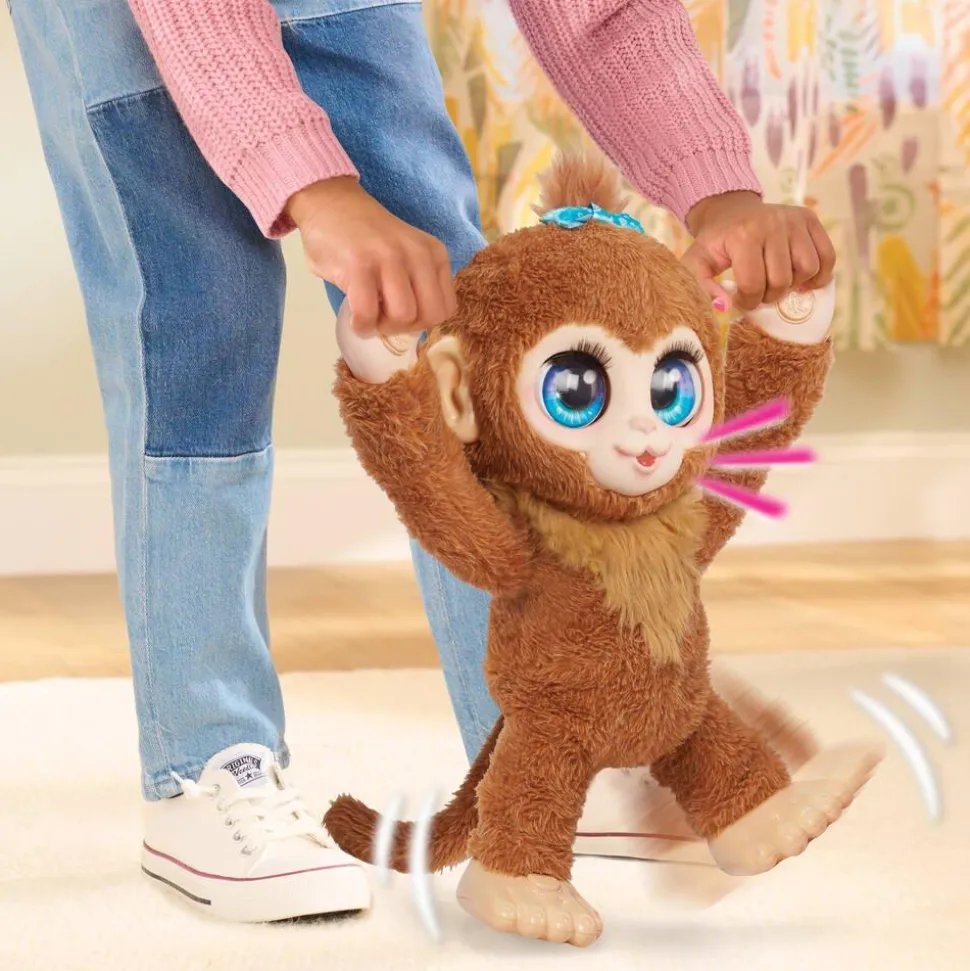 Peluche intéractive Peanut le singe - Furreal